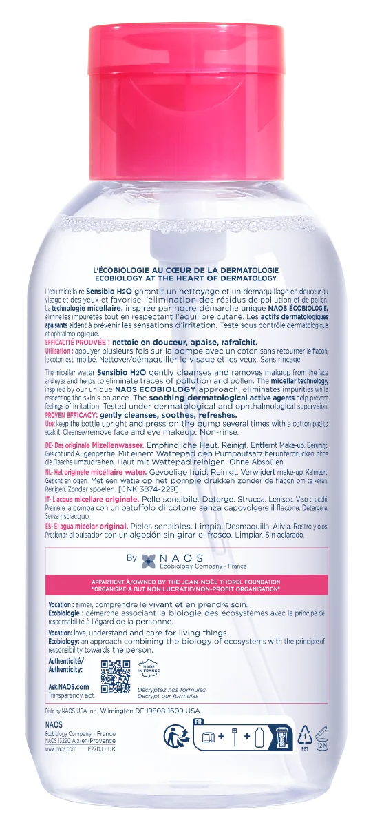Solutie micelara Sensibio H2O, 850ml, Bioderma
