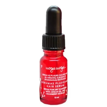 Serum de par vegan cu acid hialuronic si proteina de grau Bio, 15ml, Uoga Uoga