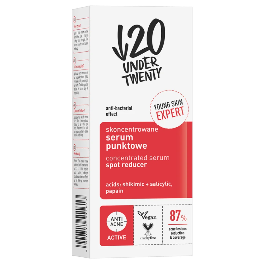 Ser concentrat anti-acnee, 15ml, Under20