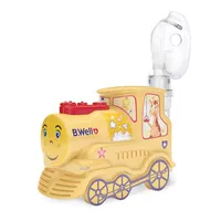 Nebulizator cu compresor forma Trenulet pentru infanti,copii si adulti Basic PRO-115, 1 bucata, B.Well