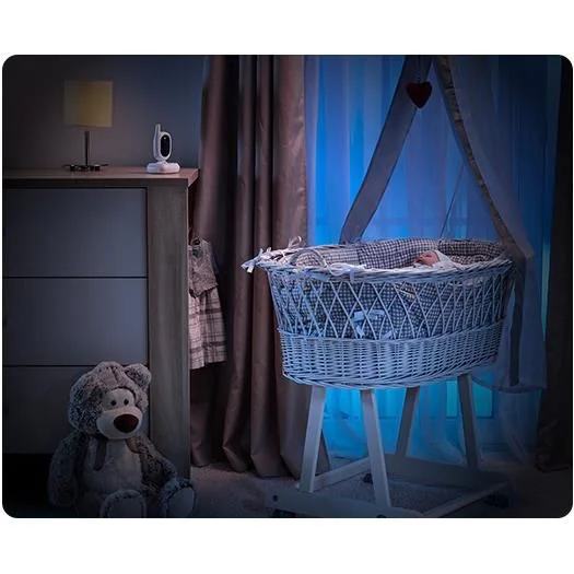 Video monitor digital pentru bebelusi BabyCam 80420, 1 bucata, Reer