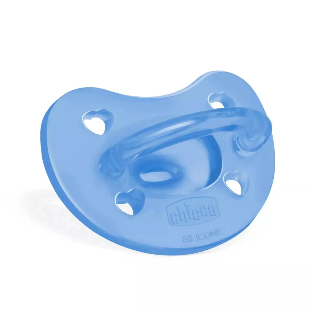 Suzeta anatomica din silicon PhysioSoft 6-16 luni Bleu, 1 bucata, Chicco
