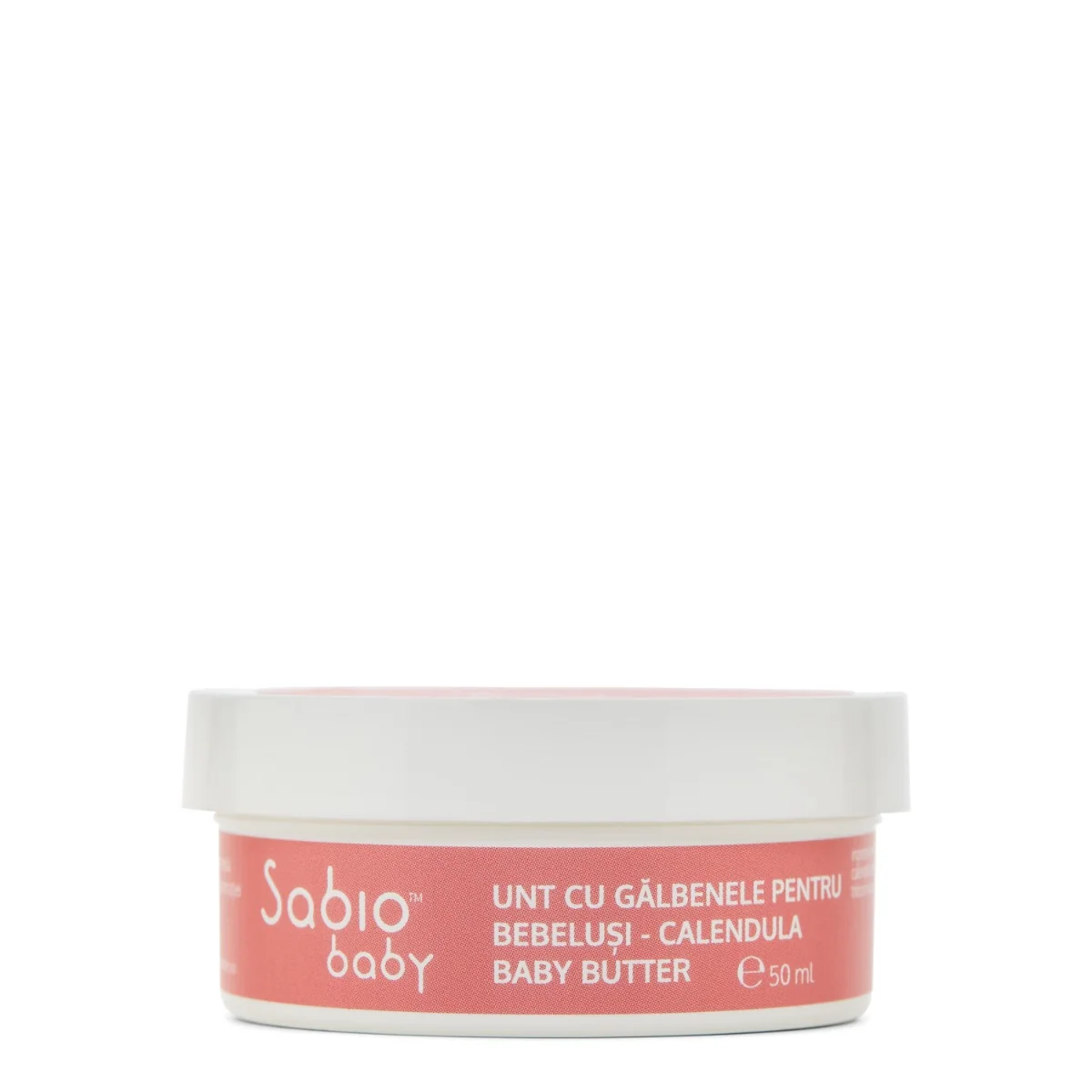 Unt de corp cu galbenele pentru bebelusi, 50ml, Sabio