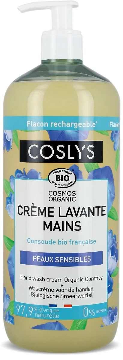 Crema bio de maini pentru spalare fara sapun cu extract de tataneasa, 1000ml, Coslys