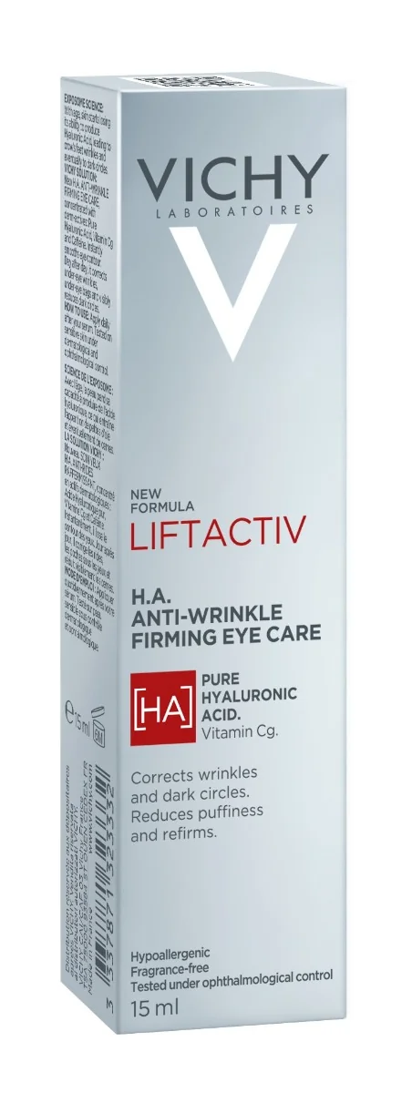 Crema pentru ochi cu efect antirid si fermitate Liftactiv H.A., 15ml, Vichy