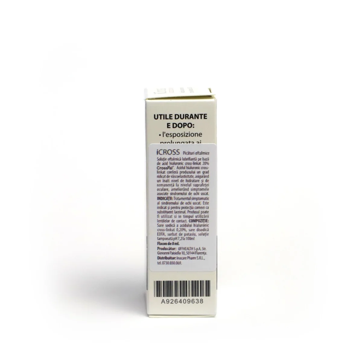 iCrossgel picaturi oftalmice, 8 ml, OFFHEALTH