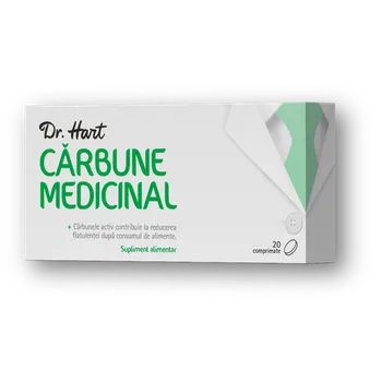 Dr.Hart Carbune medicinal, 20 comprimate 
