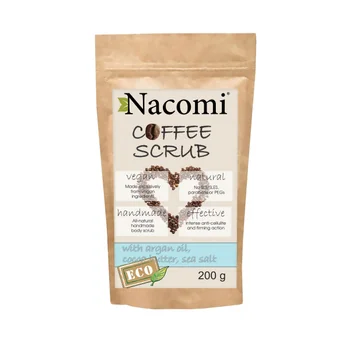 Scrub de corp cu aroma de cafea, 200g, Nacomi