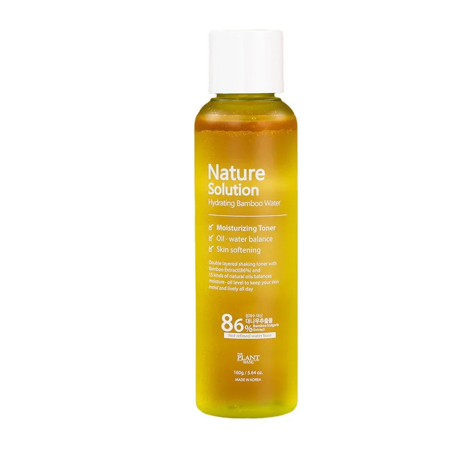 Toner hidratant Nature Solution Bamboo Water, 160ml, The Plant Base
