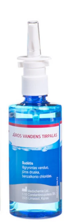 Spray nazal isotonic cu sare marina Delmar, 50ml, Medochemie