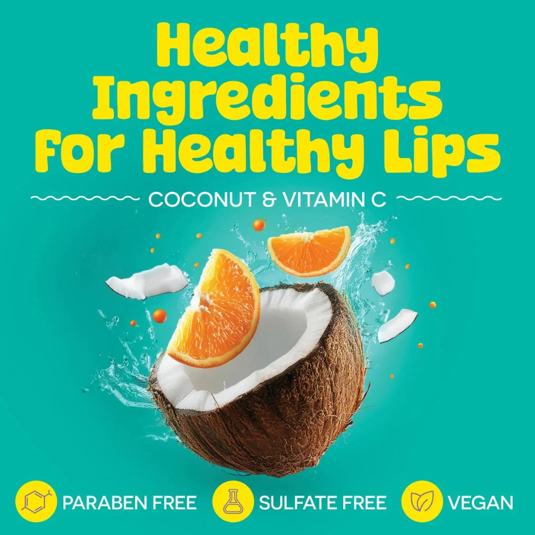 Set masti de noapte pentru buze cu Vitamina C si Ulei de Cocos pentru tineri, 2 bucati, BeYoutiful
