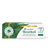 Pasta de dinti GennaDent Menthol, 50ml, VivaNatura