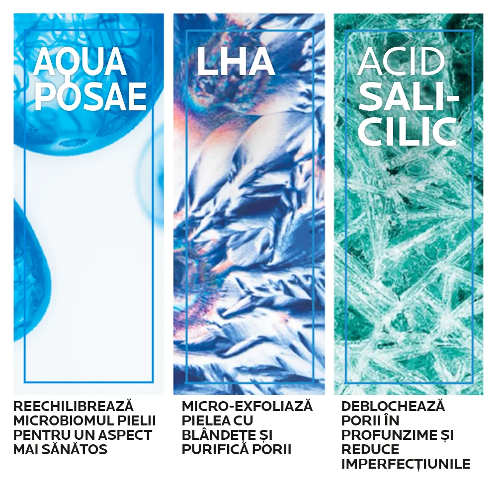 Crema de fata anti-imperfectiuni ten gras cu tendinta acneica Effaclar Duo+, 40ml, La Roche-Posay