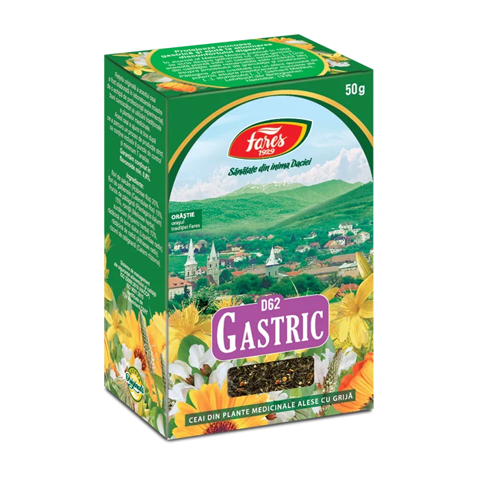 Ceai Gastric D62, 50g, Fares