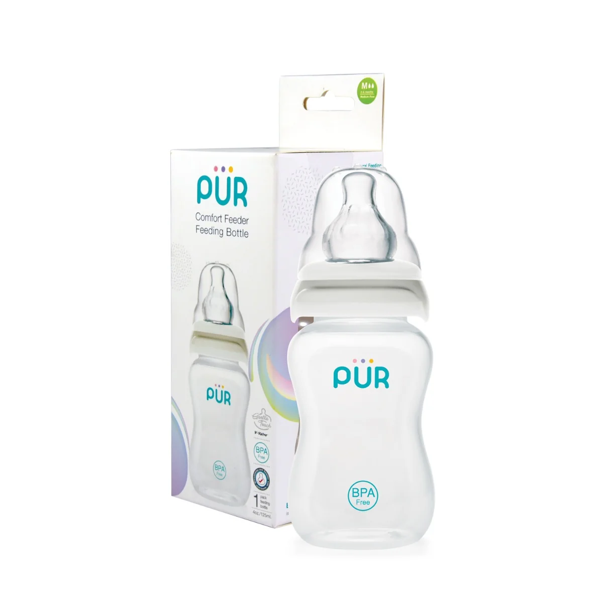 Biberon Comfort, 120ml, PUR