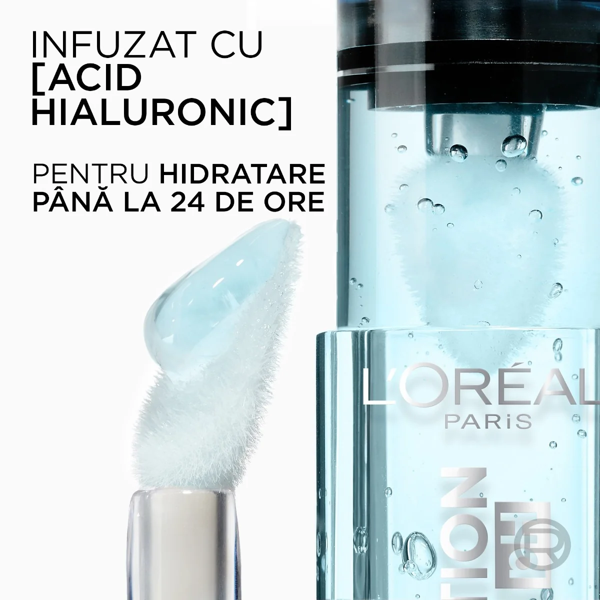 Ulei pentru buze cu efect de Volum Plump Ambition Nr. 113 Cristal Ice, 5ml, L'Oreal Paris