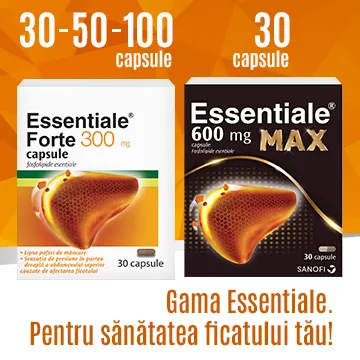 Essentiale Forte 300mg, 100 capsule, Sanofi 