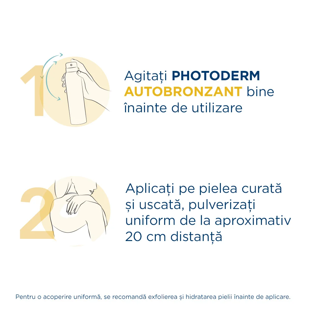 Spray autobronzant Photoderm Brume hidratant, 150ml, Bioderma