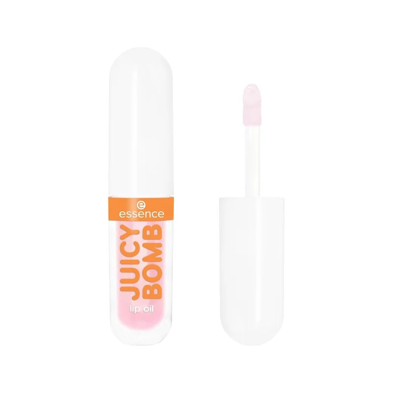 Ulei de buze Juicy Bomb Party Lip Oil Peach Perfect 01, 2.4ml, Essence