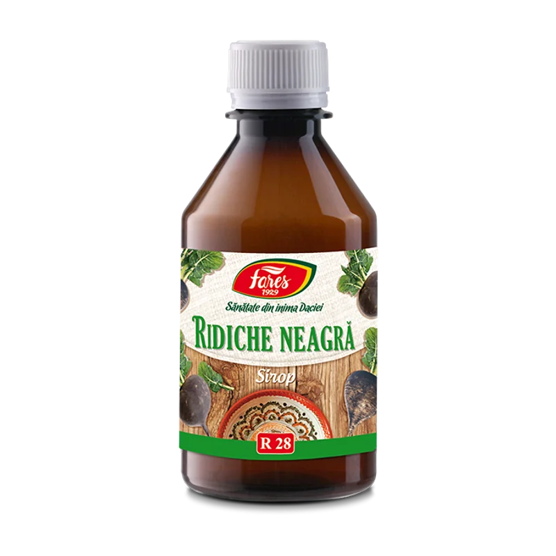 Sirop Ridiche neagra, 250ml, Fares