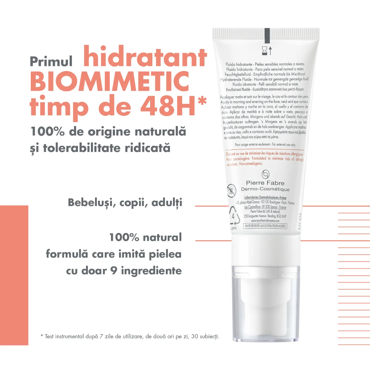 Fluid Tolerance Hydra 10, 40ml, Avene