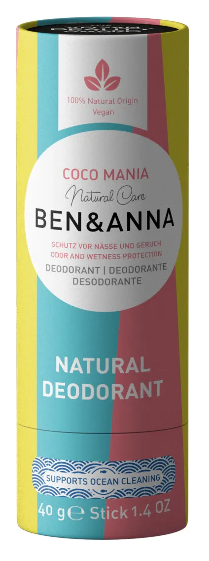 Deodorant natural Coco Mania, 40g, Ben&Anna