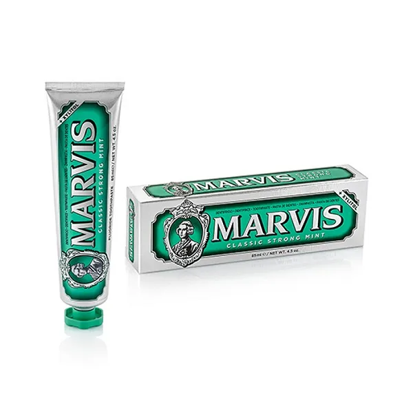 Pasta de dinti cu aroma puternica de menta Clasic Strong Mint Marvis, 85ml, Ludovico Martelli