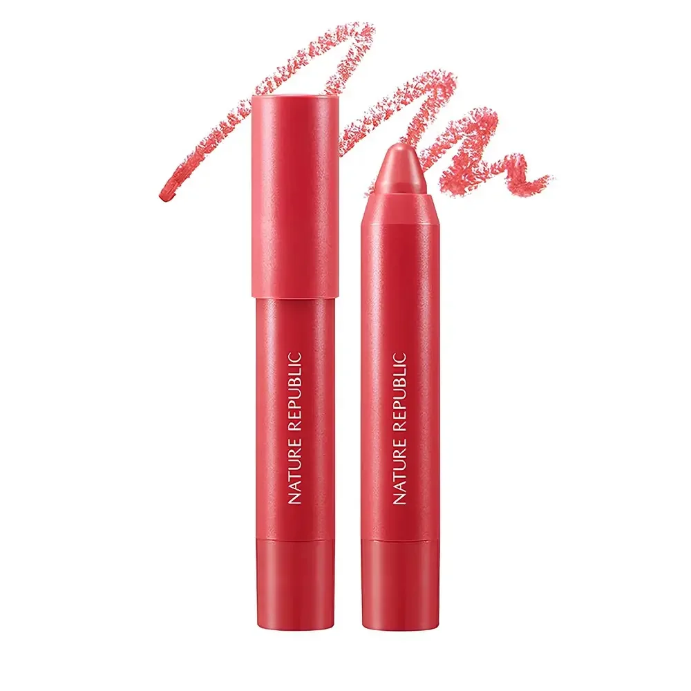 Creion ruj multifunctional By Flower Eco Nr. 02 Pink Breeze, 2.8g, Nature Republic