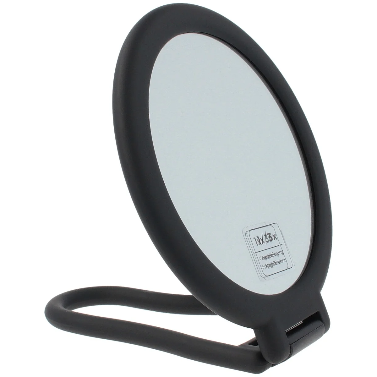 Oglinda cu picior neagra cu doua fete, 1 bucata, Parsa Beauty