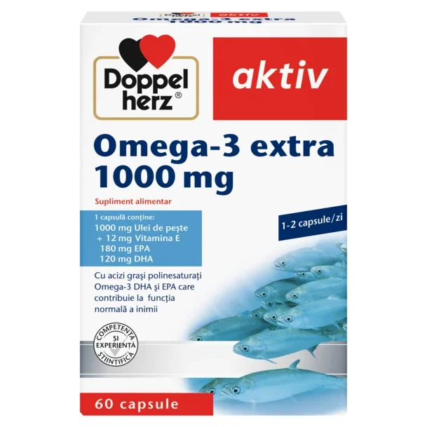 Omega 3 extra 1000mg, 60 capsule, Doppelherz