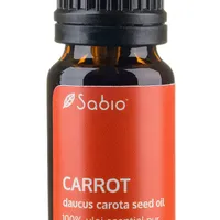 Ulei esential pur de morcov (daucus carota seed oil), 10ml, Sabio
