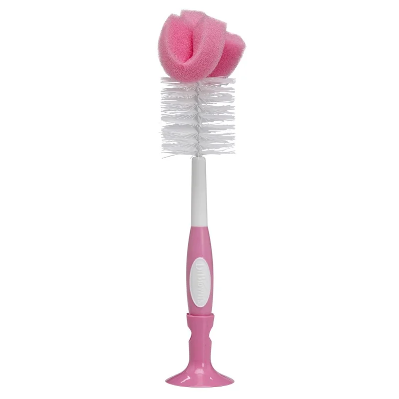 Perie roz pentru biberoane, 1 bucata, Dr. Brown's