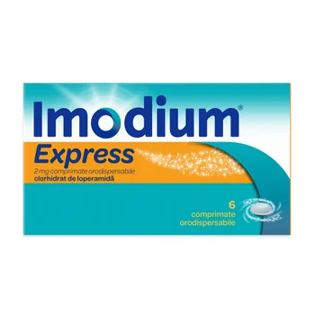 Imodium Express 2 mg, 6 comprimate orodispersabile, Johnson&Johnson