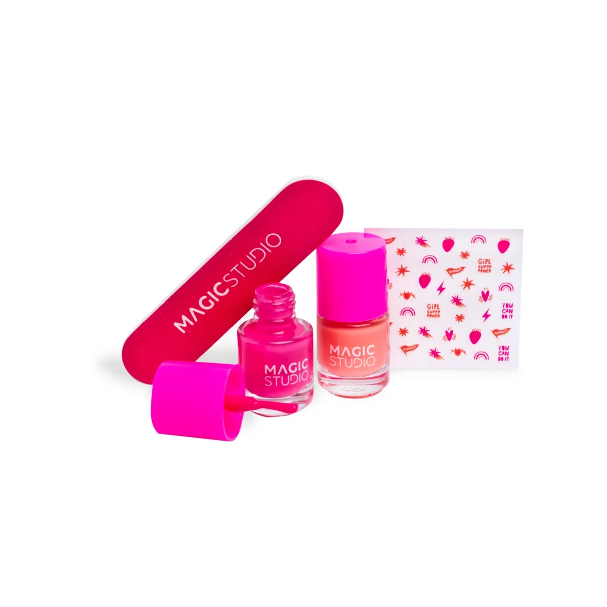 Set manichiura Pretty Girls Nails Art, 1 bucata, Magic Studio