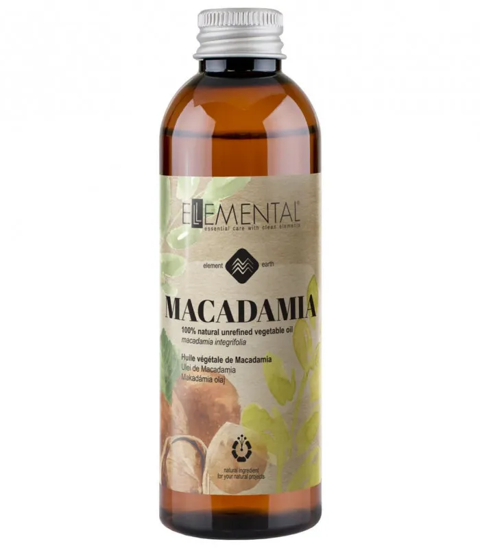 Ulei de macadamia virgin, 100ml, Ellemental