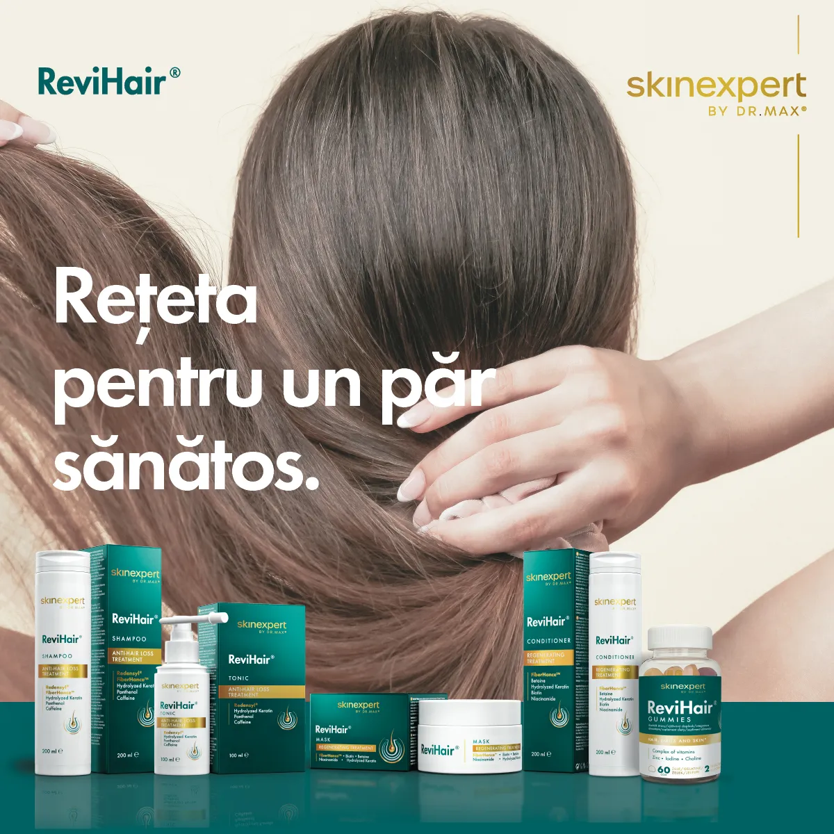 Skinexpert by Dr. Max® Revihair Gummies, 60 jeleuri 