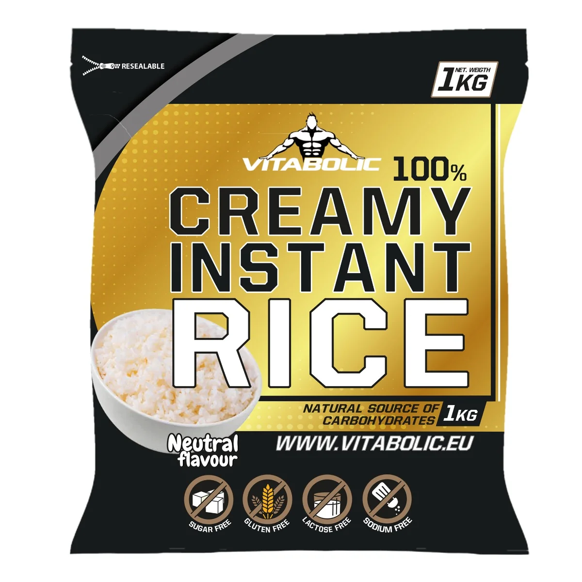 Creamy Instant Rice Fara Aroma, 1kg, Vitabolic