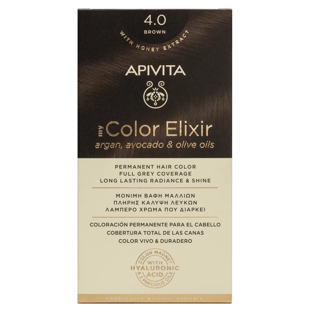Apivita My Color Elixir Vopsea de par, N4.0 
