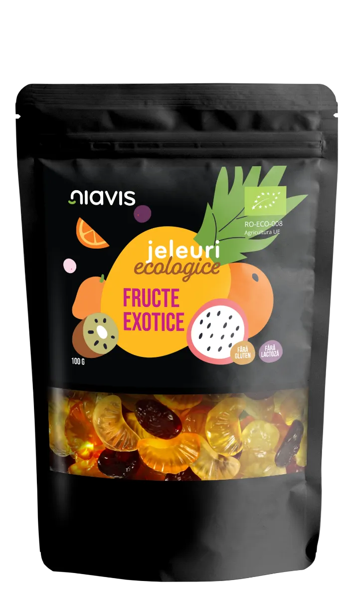 Jeleuri ecologice "Fructe Exotice", 100g, Niavis