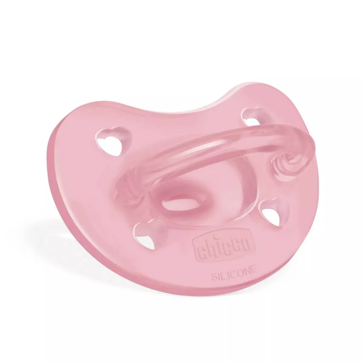 Suzeta anatomica din silicon PhysioSoft 6-16 luni Roz, 1 bucata, Chicco