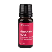 Ulei esential geranium rose (pelargonium graveolens oil), 10ml, Sabio