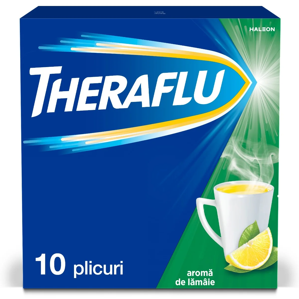 Theraflu Sinus raceala si gripa, 650mg/10mg pulbere pentru solutie orala, 10 plicuri, Haleon