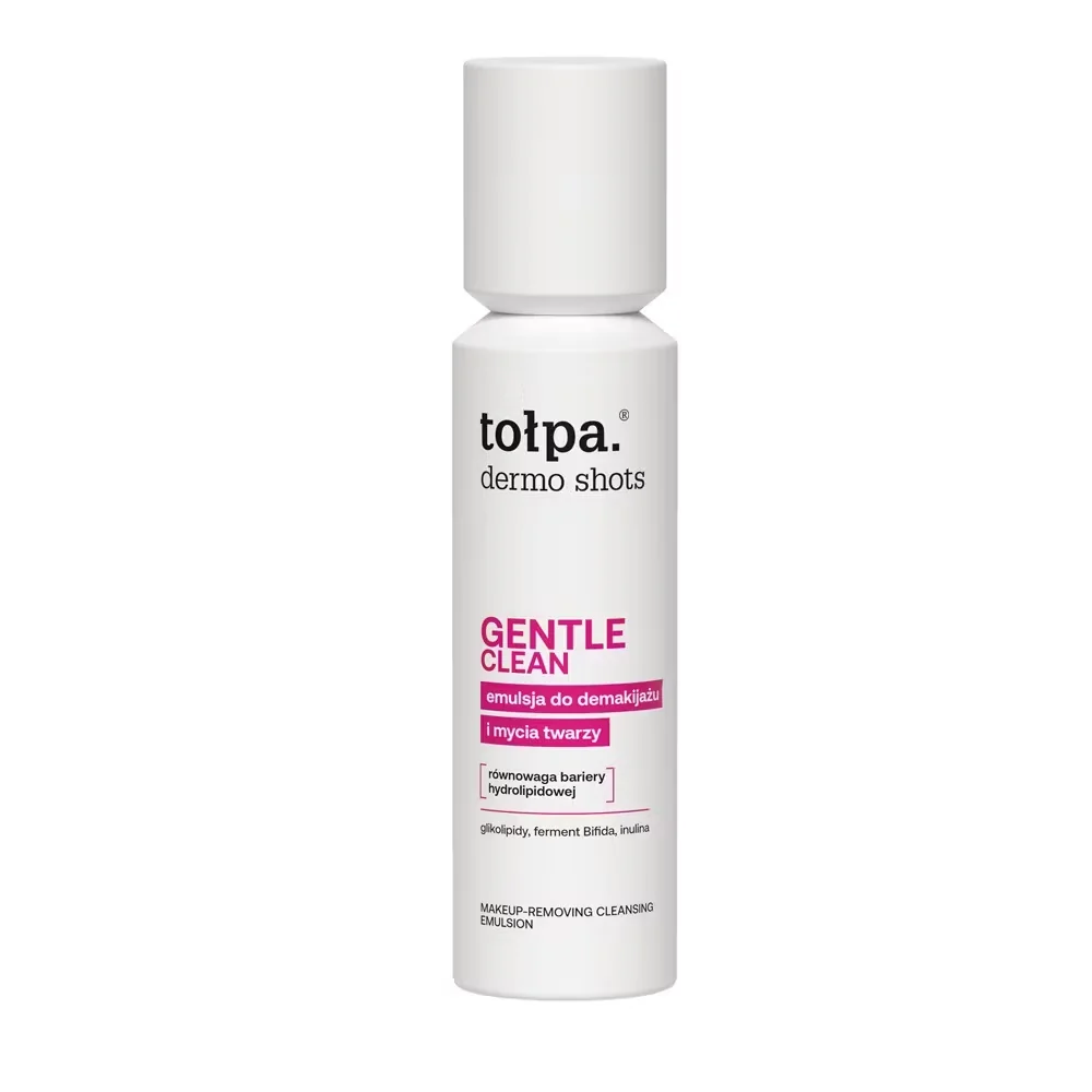 Emulsie pentru demachiere si curatarea fetei Dermo Shots Gentle Clean, 120ml, Tolpa