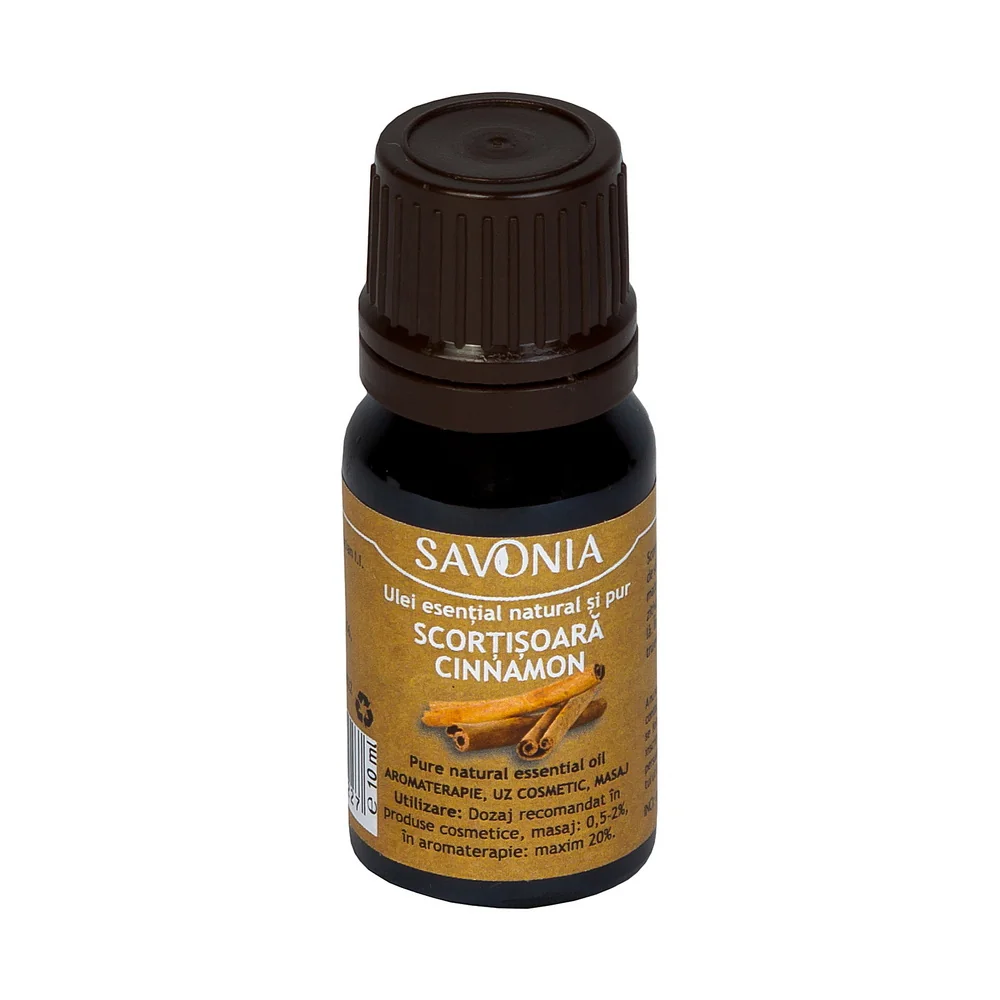 Ulei esential natural si pur Scortisoara uz extern, 10ml, Savonia