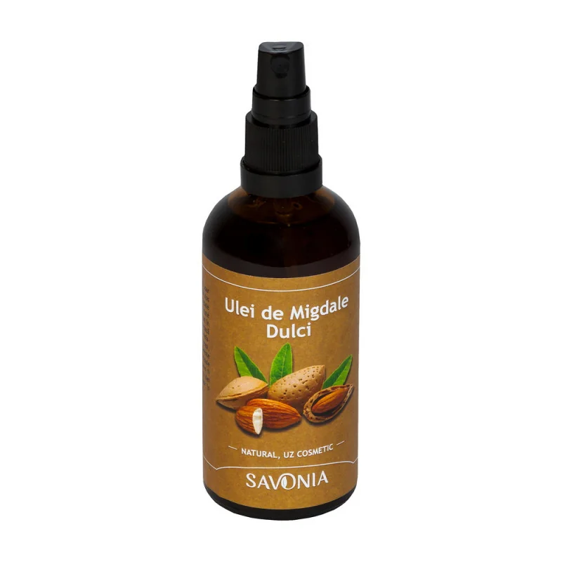 Ulei de migdale dulci pentru uz cosmetic, 100ml, Savonia