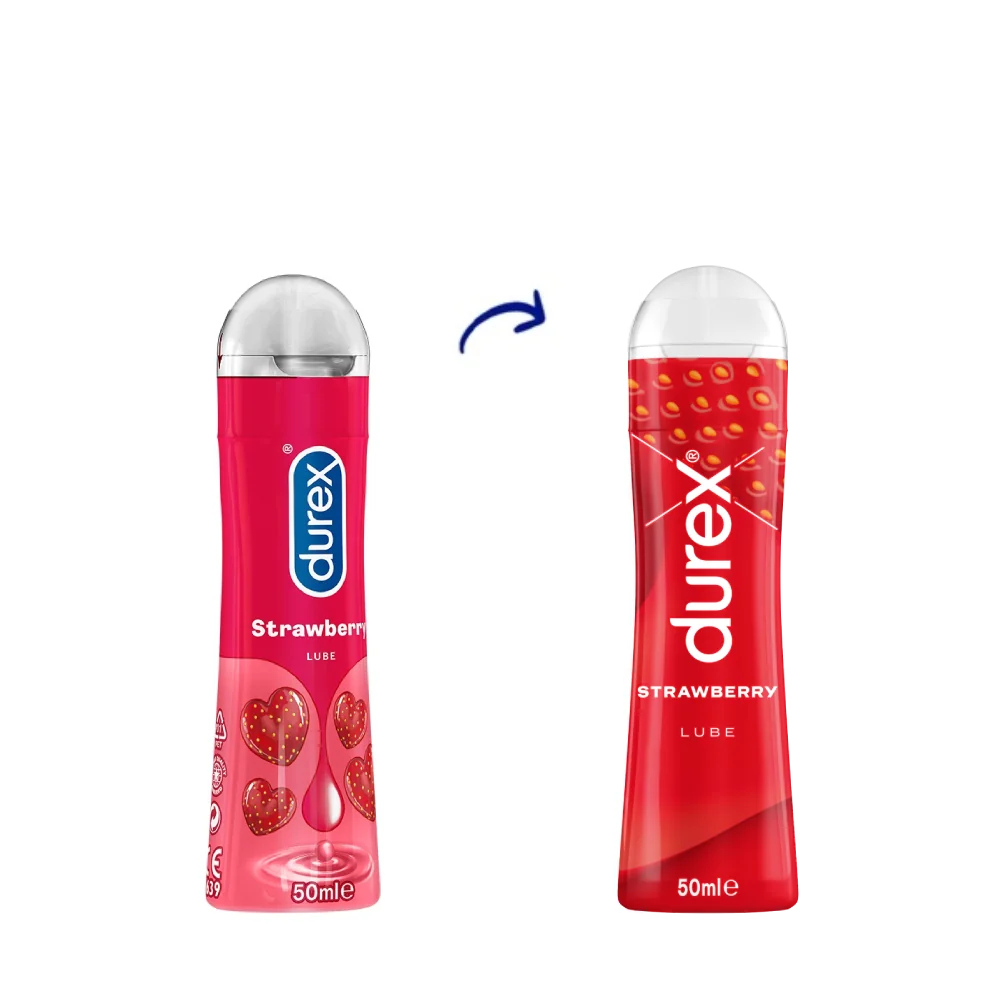 Lubrifiant Strawberry, 50ml, Durex Play