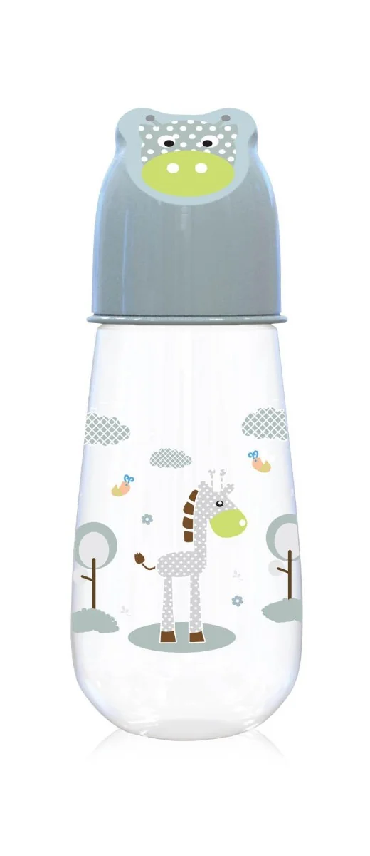 Biberon pentru +0 luni Animals Mint Green, 125ml, Lorelli