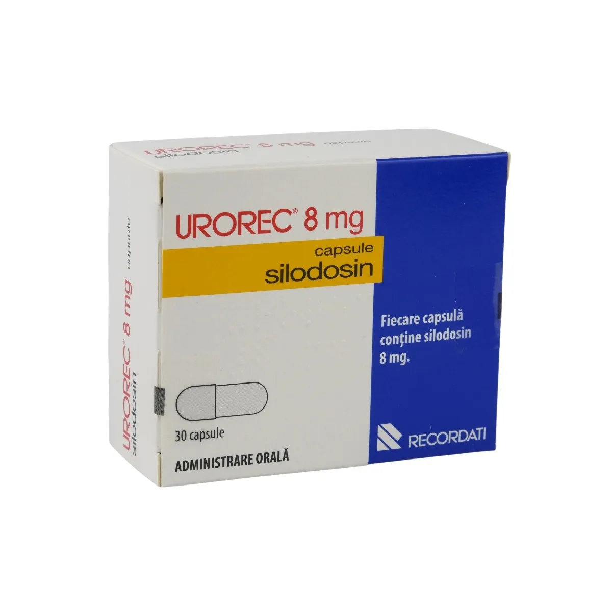 Urorec 8 mg, 30 capsule, Recordati 
