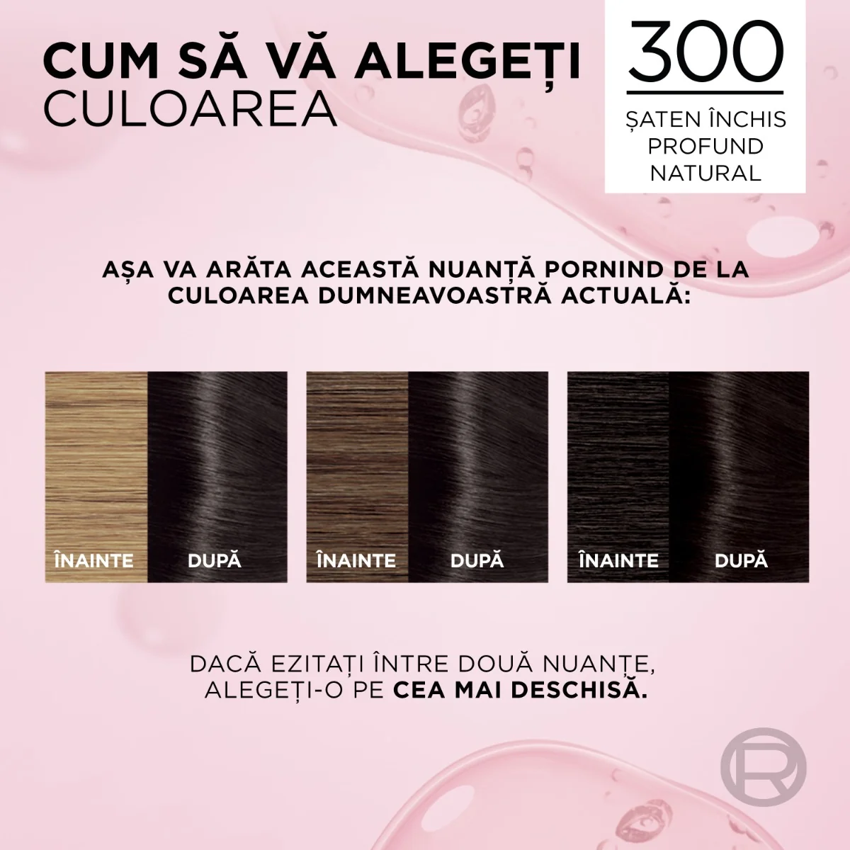 Vopsea de par permanenta Excellence Creme 300 Saten Inchis Profund Natural, 192ml, L'Oreal Paris