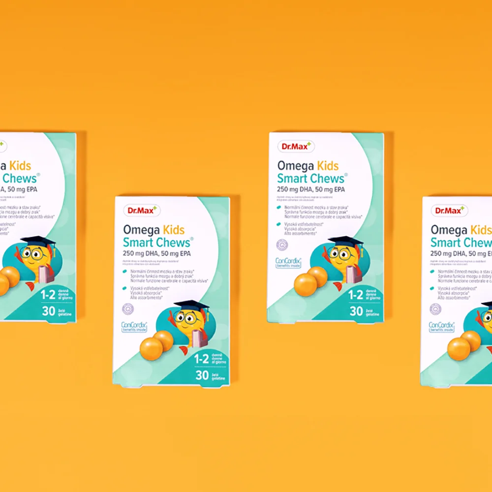 Dr. Max Omega Kids Smart Chews, 30 jeleuri